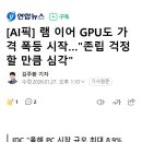 [AI픽] 램 이어 GPU도 가격 폭등 시작…"존립 걱정할 만큼 심각" 이미지