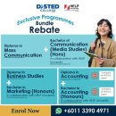 Don't Miss Out on DISTED's Exclusive Degree Programmes Bundle Rebate! 이미지