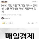 [속보] 국민의힘 TF, ‘2월 하야·4월 대선’ ‘3월 하야·5월 대선’ 지도부에 건의 이미지