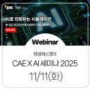 태성전자 | [공지] [Webinar] CAE X AI 2025 : AI로 진화하는 시뮬레이션 - 11/11(화)