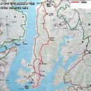 ＜지형도＞- 대청호 천리길 명산/명소/둘레길 등정 안내 지도 01~ 15번 地形圖-01, 이미지