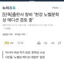 [단독]출판사 창비 "한강 노벨문학상 에디션 검토 중" 이미지