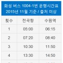 Re: 수원역에서 가는 버스 시간표 이미지