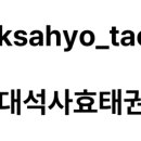 용인대 효 태권도장 이미지