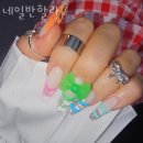 천안네일 네일반할라 페디큐어디자인