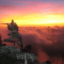 지리산노을 이미지