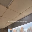 JMC | 경북 경산시 계양동 아파트 외부 DMC 천장 시공 후기 노후된 JMC 철거 후 금속천장으로 새롭게 재시공