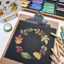 감성오일파스텔화 이미지