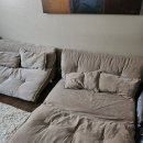 floor adjustable lazy sofa bed 이미지