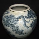 극희귀(極稀貴) 고청화[古靑華, 고소메(古染)] 송학도대호(松鶴圖大壺) 공개(1440년 제작, 양자검측기...