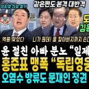 윤석열 난리났네 난리났어, 윤석열 절친 아버지 대분노 "일제가 한 짓과 뭐가 달라", 홍준표 입도 움직였다 "반역사" 독립영웅 철거 대 이미지