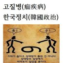 고질병(痼疾病)한국정치(韓國政治)화옹＜和翁＞ 이미지