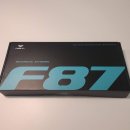 인디고PC | 독거미 F87 Pro LEOBOG 황축V3 인디고블랙 AULA 무선 기계식 키보드 내돈내산