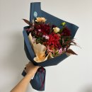 블루엣 | [여의도꽃집] 블루블루엣 - 색감예쁜 고급진 꽃다발 추천후기!