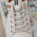 [내돈내산 후기] 허시파피 소가죽 스니커즈 발편한 어르신 신발 추천