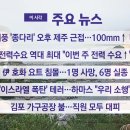 [YTN 실시간뉴스] 2024.08.20 오전 06:51 | 태풍 &#39;종다리&#39; 오후 제주 근접...100mm↑ 비 이미지