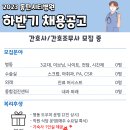 동탄시티병원 간호사 채용 공고 이미지