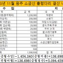 11월 원주 소금산 출렁다리 결산 내역 이미지