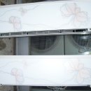 휘센 벽걸이 8평 최고급형 강하유리 꽃그림 이미지