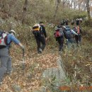 금남 호남정맥 02차(수분재~신광재) : 멋진 산그림을 보며 힘겹게 걸은 팔공산과 시루봉 구간 이미지