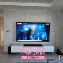가벽 무타공 설치, 85인치도 문제없다! 송도자이더스타 시공 후기 by 단디맨금손티비