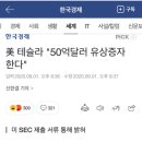 주식 美 테슬라 "50억달러 유상증자 한다" 이미지