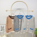 블루포켓 | 보더 니트 가디건 추천: 블루 포인트 네크라인·포켓 디테일 실착후기