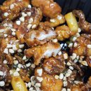 남양주 닭강정 맛집 흑미닭강정 아빠버거 본점 특대 반반 후기