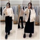 (주)칼라리스 | SIE 시에 신상 벨린 칼라리스 퍼 자켓 롱 / 숏 착용 후기_30대 출근룩 위시리스트 추천템