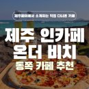 더비치 | [제주 구좌읍 카페] 잔잔한 파도 소리 들으며 피맥 &amp; 불멍까지 즐기는 &#39;인카페온더비치&#39; 찐 후기! ✨