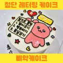 광주경제진흥상생일자리재단 노동조합 | 광주 첨단 레터링케이크 추천, 삐약케이크 : 축하 케이크 제작 상세후기