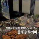 온천장 맛집 숯불에 구워주는 고추장 닭갈비 닭두꺼비