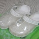 [크록스] 클래식 투명 클로그 화이트 구매 후기