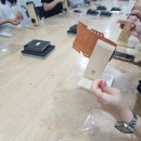 부산서구정신건강복지센터 | [부산가죽공방] 부산서구정신건강복지센터 직원분들과 함께한 꼬임카드지갑 만들기!