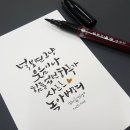 캘리그라피 중급 이미지