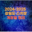 2024-2025 강원도 스키장 개장일, 운영시간 총정리 이미지