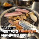 고기에미친남자 | 개봉동 맛집 고기에미친남자 삼겹살 혼자먹은 후기 베요타블랙라벨인증집