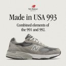 [발매] 오늘 11시 뉴발란스 993 스니커즈 리스탁(+일정변경) 이미지