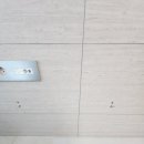 파주 교하 3.1독 | 파주 아트월 복원-벽걸이 TV 타공 자국 4개, 그레이·아이보리 타일 맞춤 조색으로 완벽 복원