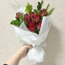 꽃다발 전국 택배 꽃집청년들 빨간장미 꽃다발 후기