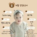 11개월 아기 발달 키 몸무게 언어 분유량 이유식 낮잠