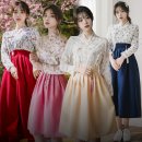 퓨전(생활)한복 | 예쁜 생활한복 저고리와 허리치마 개량 퓨전 디자인으로 만나보는 시간