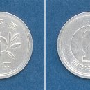 일본 1엔 1円 동전 이미지