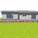 전원주택 15평 단층 목조주택 설계도 시뮬레이션 동영상 이미지