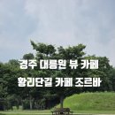 조르바 | 경주 대릉원 뷰 황리단길 카페 조르바 내돈내산 후기