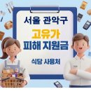 동네슈퍼 | 서울 관악구 고유가지원금 식당 사용처