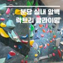 분당 실내 클라이밍 운동 '락트리' 원정후기(넓고 문제많음!!!)