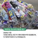 제주 서귀포시 폐현수막 양심 우산. 이미지