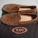 TOD'S (브라운)스웨이드 로퍼 (Mens / 미착용 / 260mm) 이미지