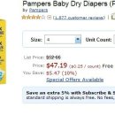 Pampers Baby Dry Diapers $47.19 이미지